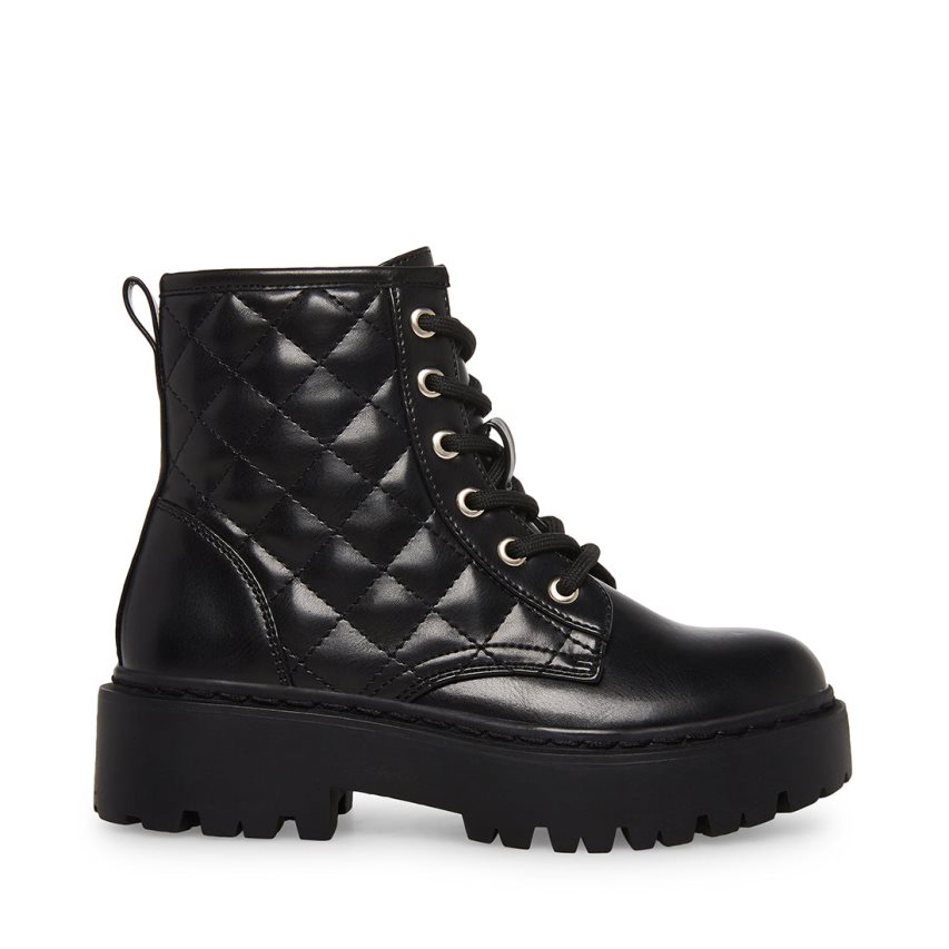 Botines Steve Madden Jrockk Niños Negras | ES HE90E1